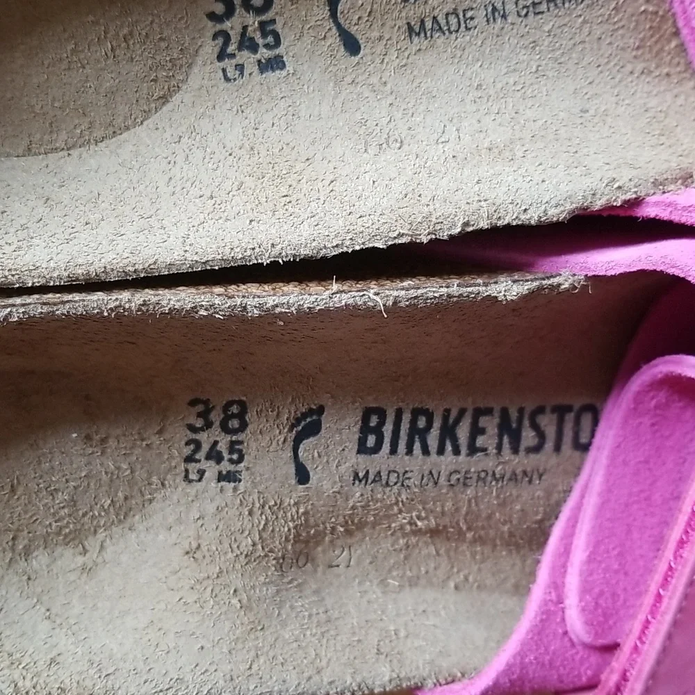 Birkenstock Oita Slide Sandal in Fuchsia - Picture 5 of 12